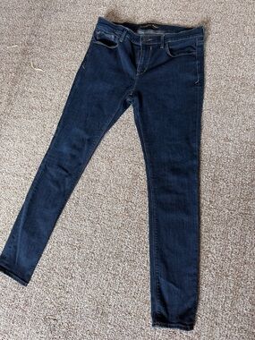 Express Navy Skinny Jeans